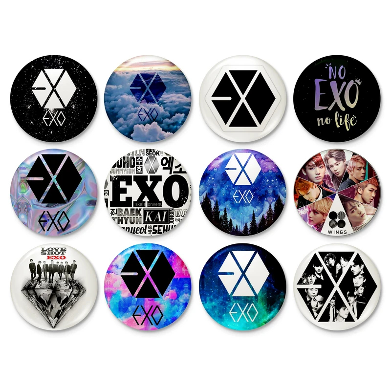  پیکسل خندالو طرح EXO کد 3 مجموعه 12 عددی