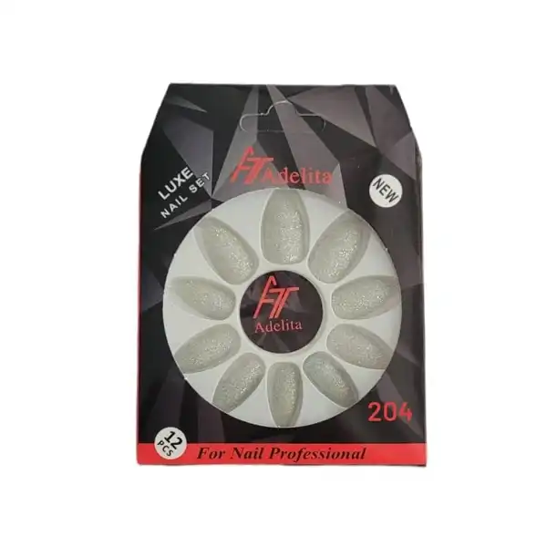 ناخن مصنوعی آدلیتا مدل T-204 بسته 12 عددی