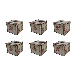 جعبه ساعت طرح Flower کد 01 بسته 6 عددی 