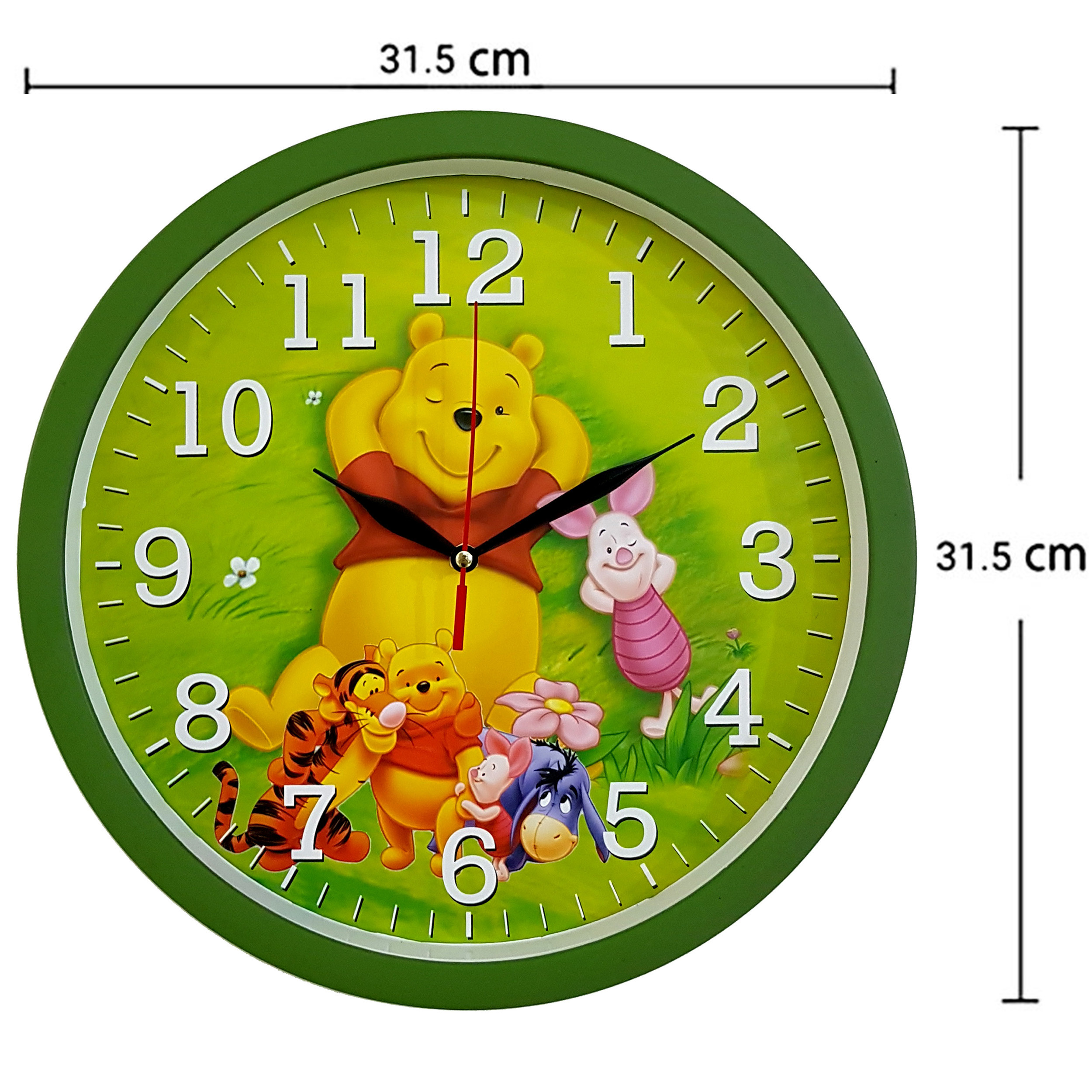 ساعت دیواری کودک کد 310-POOH-GR ساعت دیواری کودک کد 310-POOH-GR