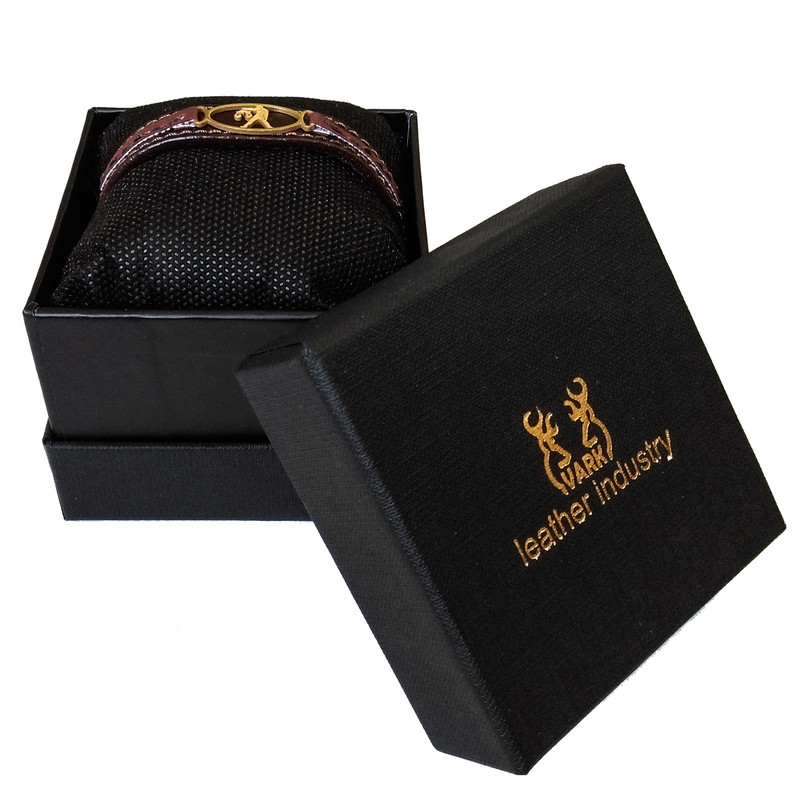 دستبند چرم وارک طرح نماد ماه مهر مدل پرهام کد rb66 دستبند چرم وارک طرح نماد ماه مهر مدل پرهام کد rb66