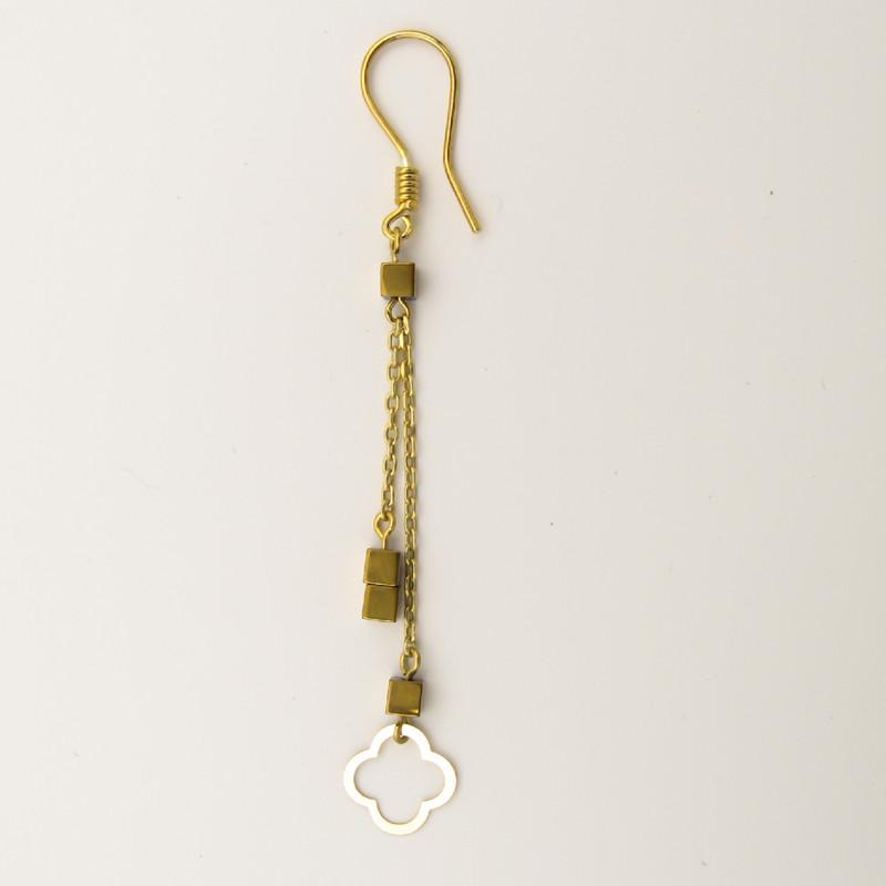 گوشواره طلا 18 عیار زنانه مانچو مدل efgs005 گوشواره طلا 18 عیار زنانه مانچو مدل efgs005