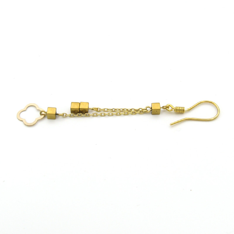 گوشواره طلا 18 عیار زنانه مانچو مدل efgs005 گوشواره طلا 18 عیار زنانه مانچو مدل efgs005