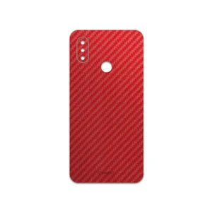 MAHOOT Red-Fiber Cover Sticker for Xiaomi Mi 8