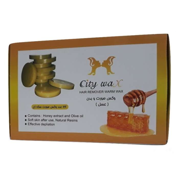 وکس موبر سیتی وکس مدل عسل وزن 500 گرم بسته 24 عددی
