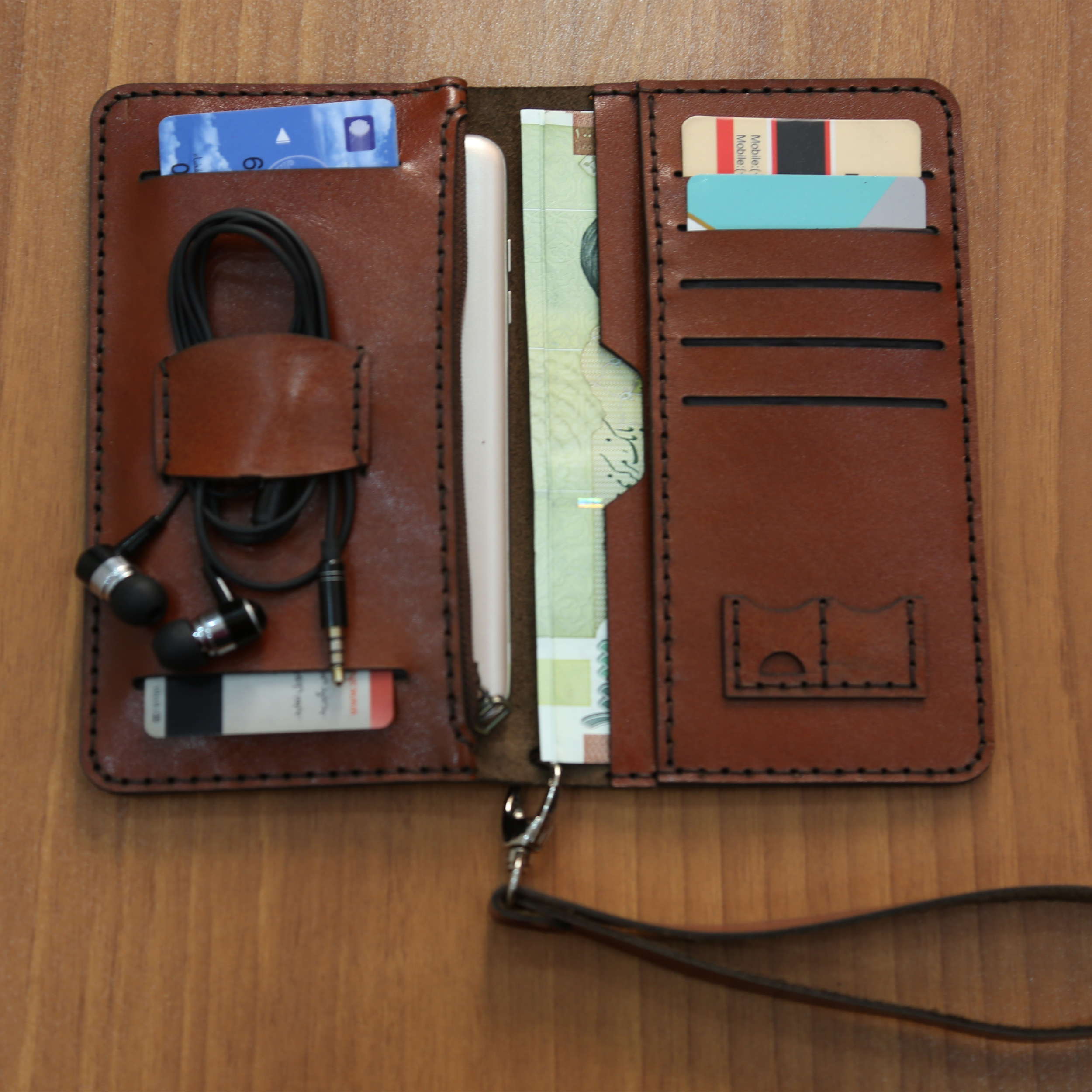 Leather wallet, Janan model, code 222