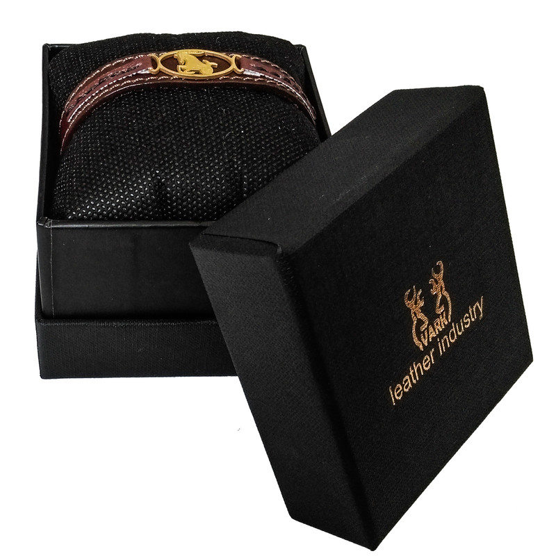 دستبند چرم وارک طرح نماد ماه دی مدل پرهام کد rb73 دستبند چرم وارک طرح نماد ماه دی مدل پرهام کد rb73