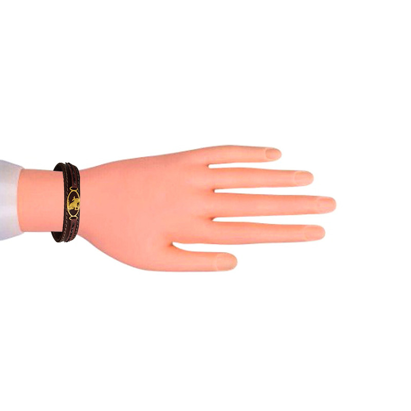 دستبند چرم وارک طرح نماد ماه دی مدل پرهام کد rb73 دستبند چرم وارک طرح نماد ماه دی مدل پرهام کد rb73