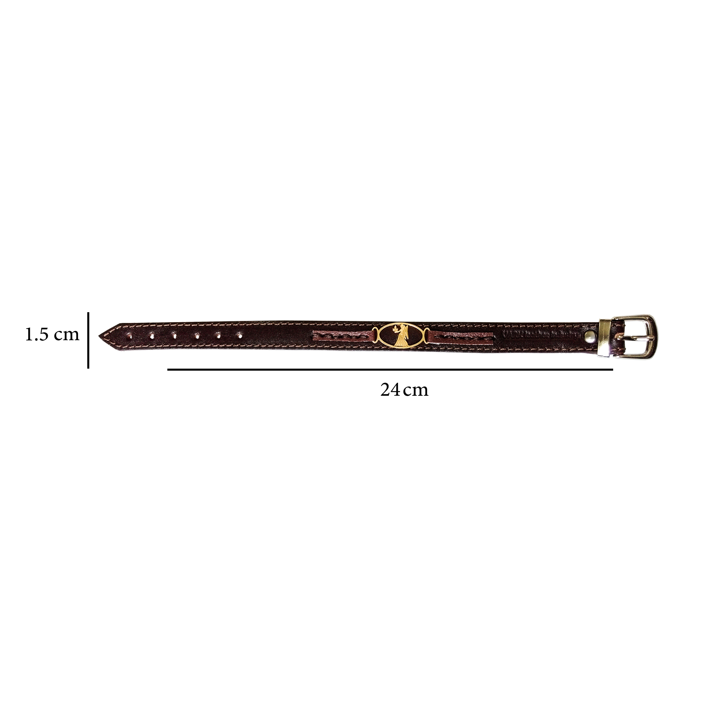 دستبند چرم وارک طرح نماد شهریور مدل پرهام کد rb74