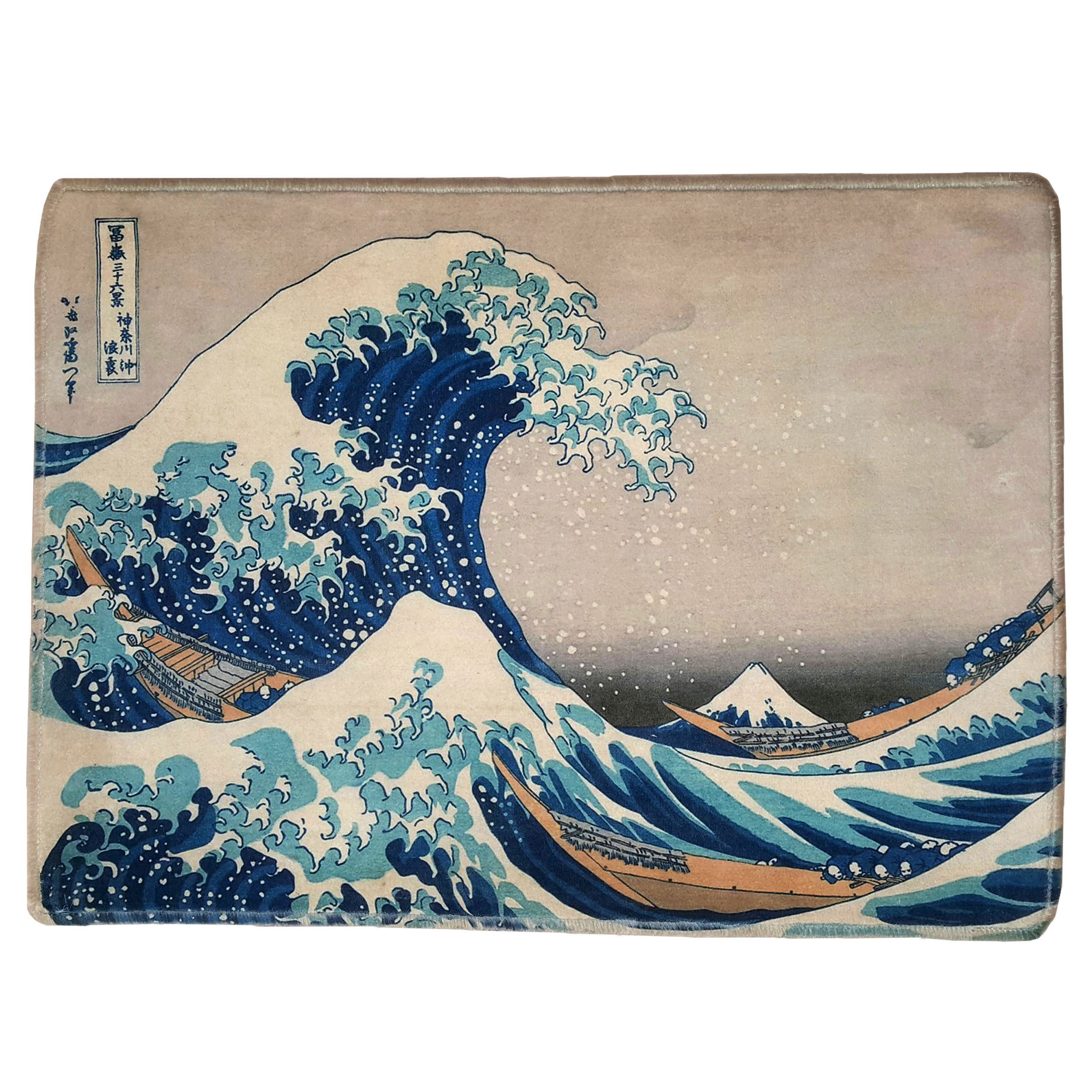پادری طرح great wave off سایز 70x50 سانتی متر