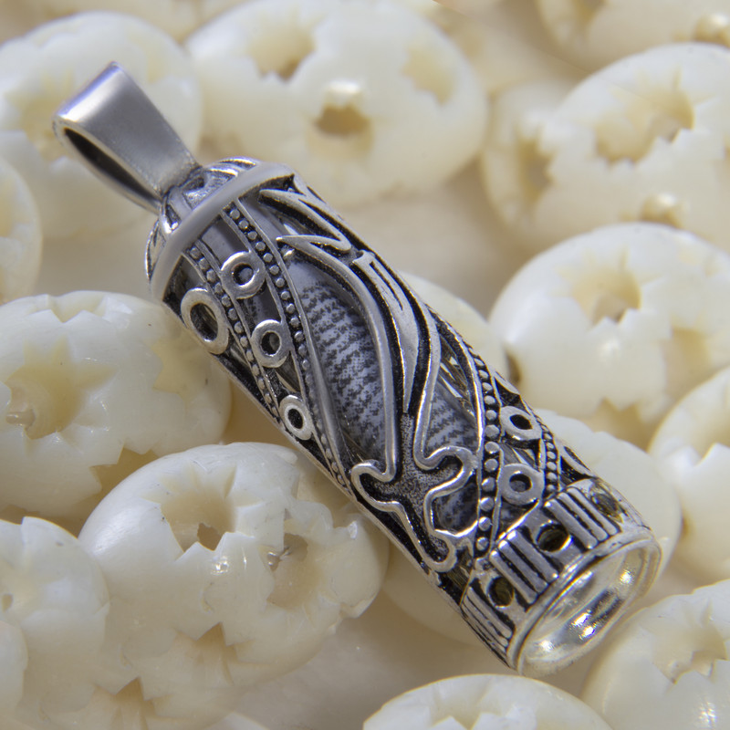 آویز گردنبند نقره زنانه بازرگانی میلادی کد PKD_003