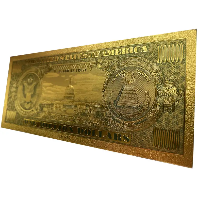 اسکناس تزیینی طرح یک میلیون دلاری