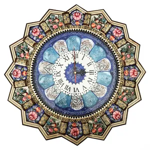 ساعت دیواری طرح گل و مرغ کد 269