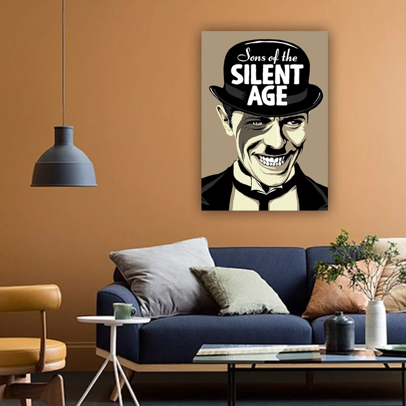 تابلو شاسی طرح چارلی چاپلین کد 240