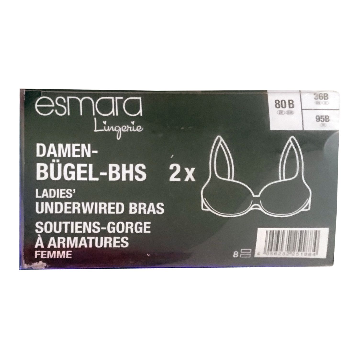 سوتین زنانه اسمارا مدل BUGEL-BHSB مجموعه دو عددی -  - 14