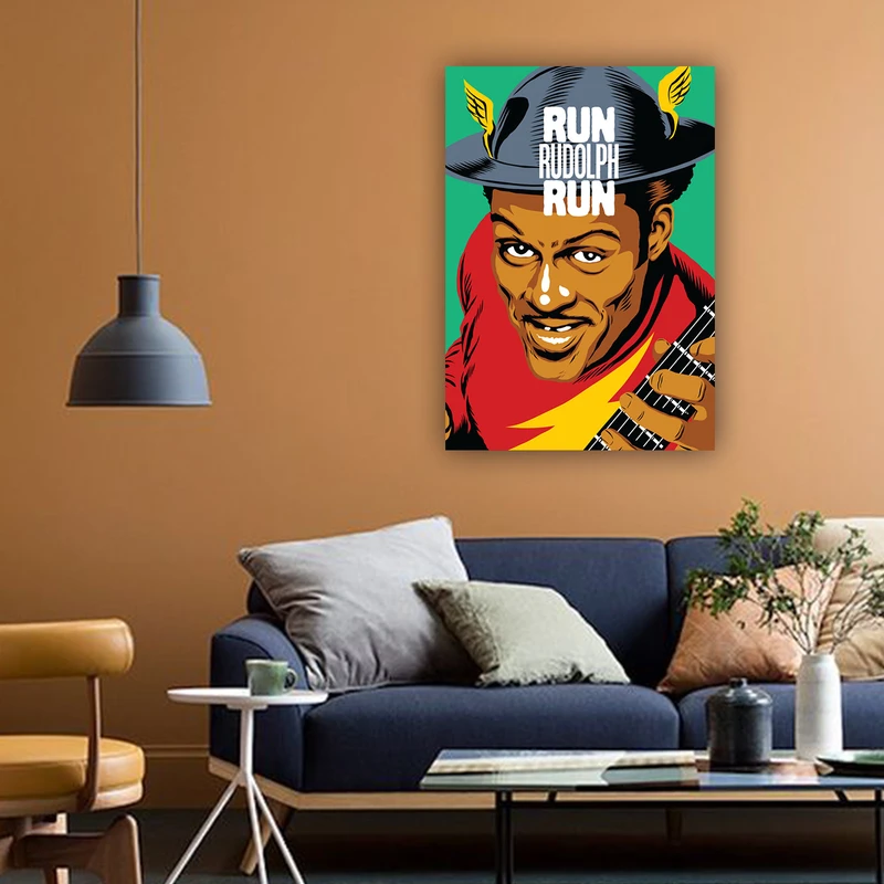 تابلو شاسی طرح Run rudolph run کد 266