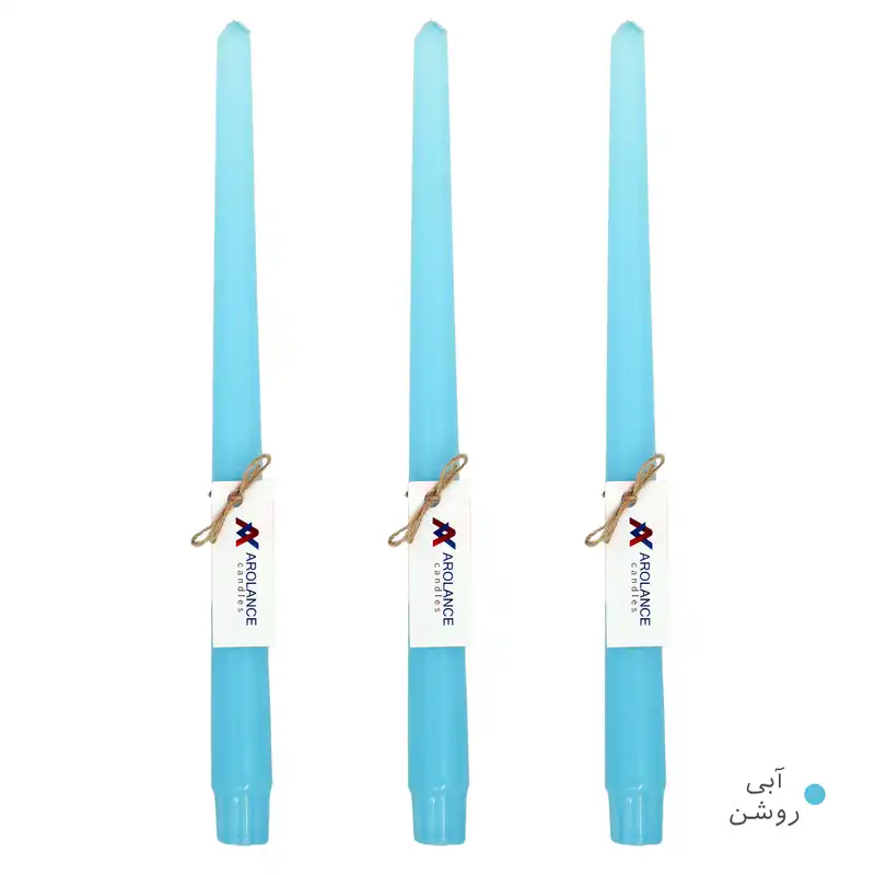 شمع آرولنس طرح قلمی مدل L30 بسته 3 عددی