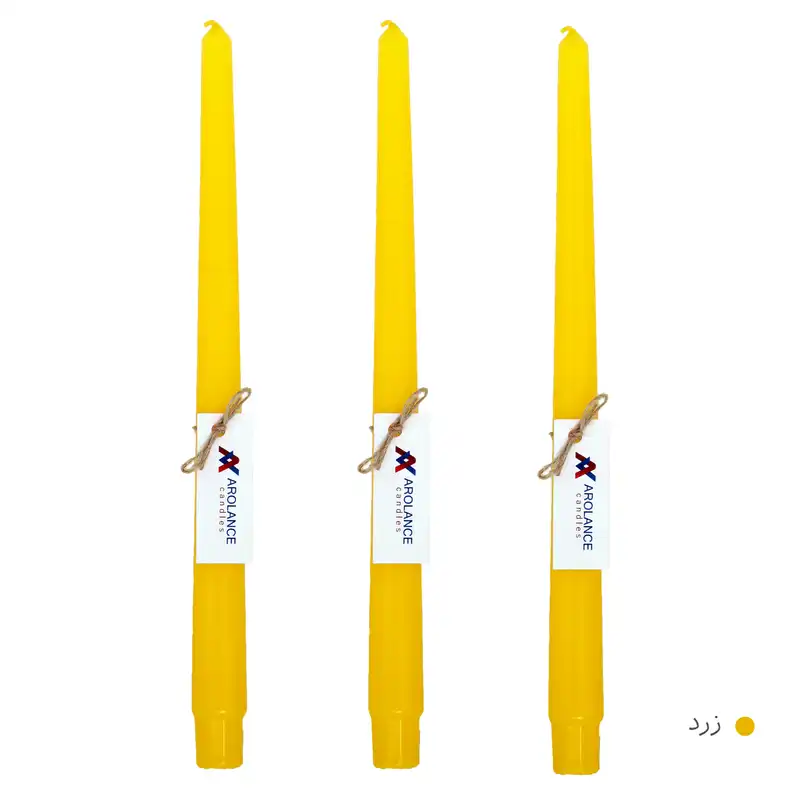 شمع آرولنس طرح قلمی مدل L30 بسته 3 عددی