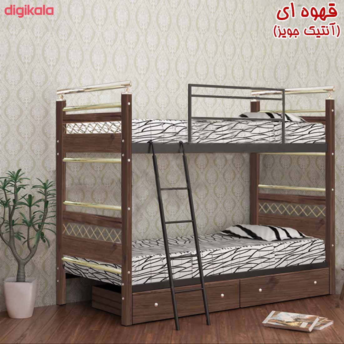مشخصات قیمت و خرید تخت خواب دو طبقه کد Ma31 سایز 90x200 سانتیمتر دیجی کالا