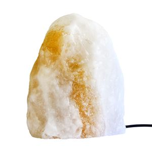 نقد و بررسی چراغ خواب سنگ نمک طرح صخره مدل Deform02 توسط خریداران