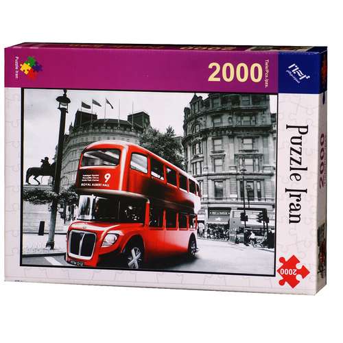 پازل 2000 تکه ایران پازل طرح Red Bus