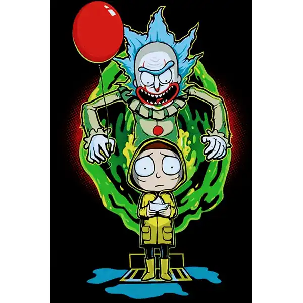 تابلو شاسی طرح ریک و مورتی کد Rick And Morty 422