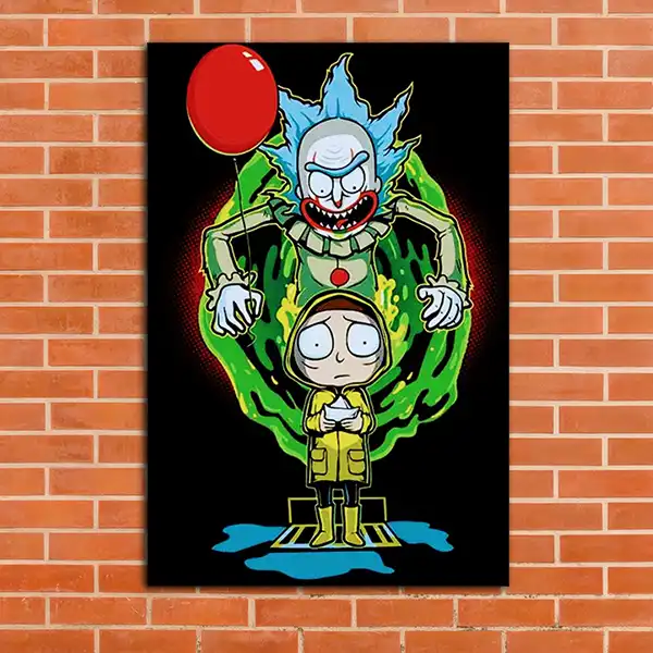 تابلو شاسی طرح ریک و مورتی کد Rick And Morty 422