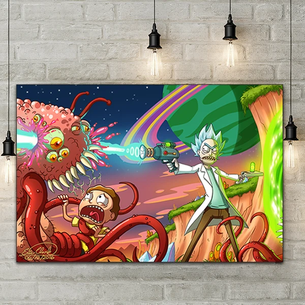 تابلو شاسی طرح ریک و مورتی کد Rick And Morty 426