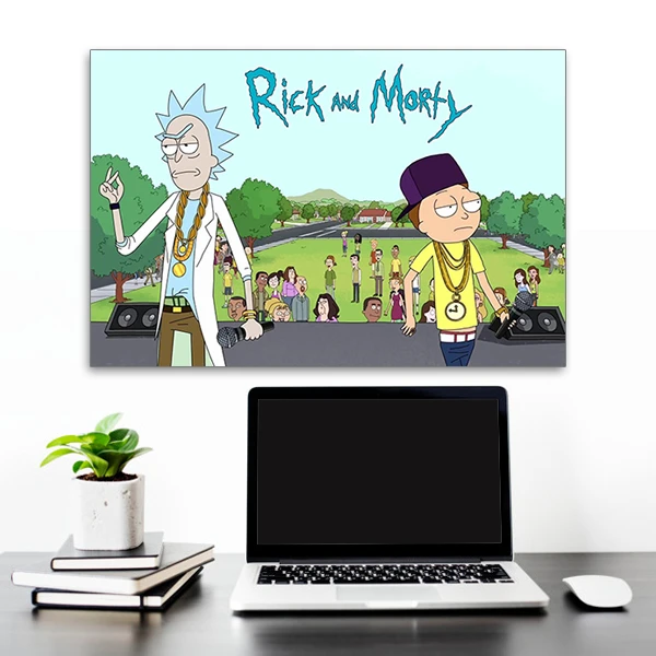 تابلو شاسی طرح ریک و مورتی کد Rick And Morty 428