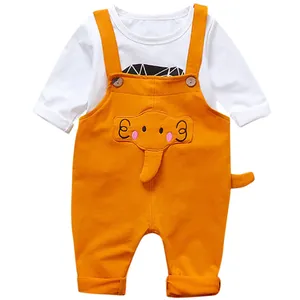 ست تی شرت و سرهمی نوزاد طرح Elephant کد M213