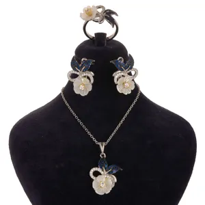 نیم ست نقره زنانه کد 2336