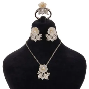 نیم ست نقره زنانه کد 2338