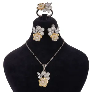 نیم ست نقره زنانه کد 2340