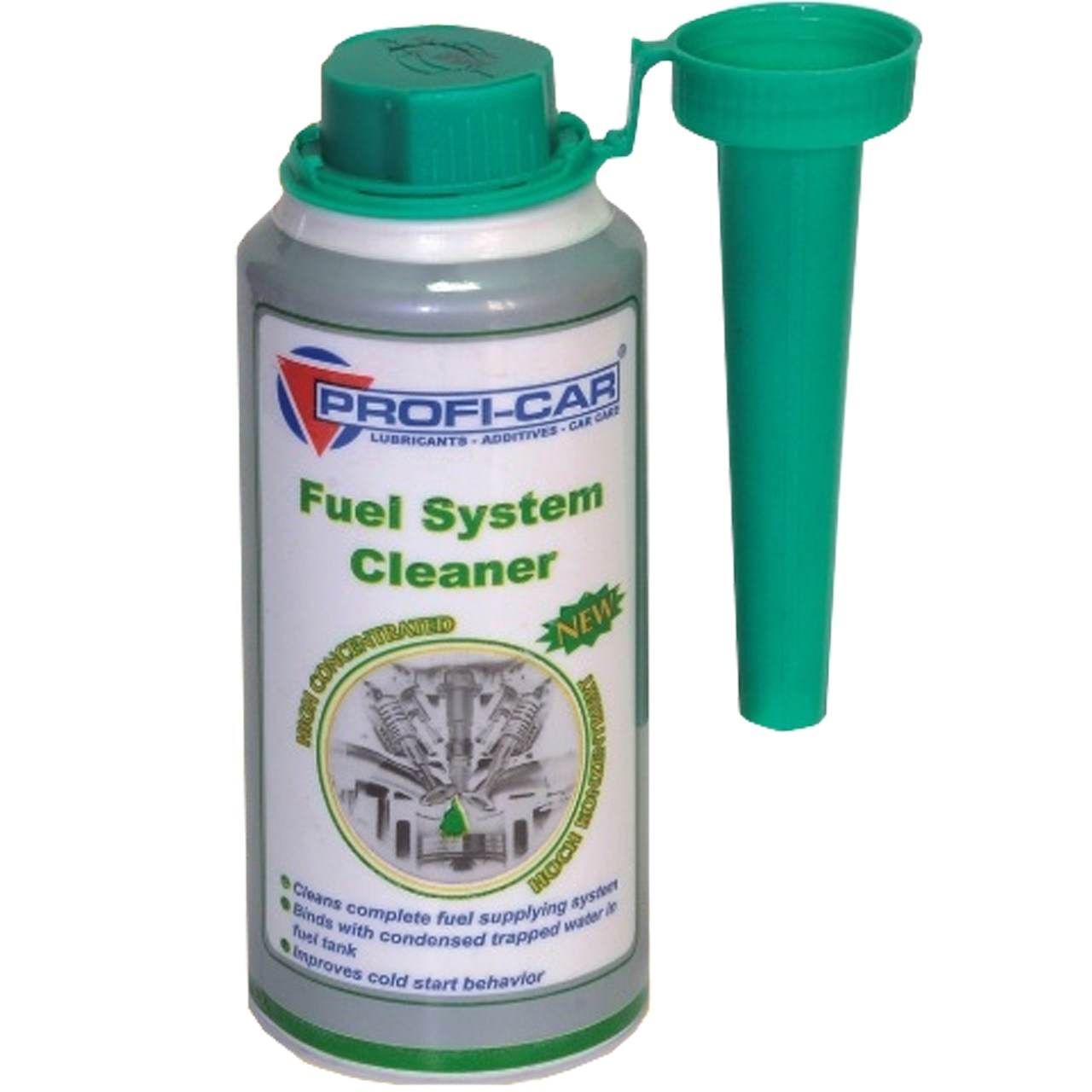تمیز کننده سیستم سوخت بنزینی پروفی کار مدل FUEL SYSTEM CLEANER حجم 250 میلی لیتر