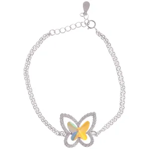 دستبند نقره زنانه کد 2344