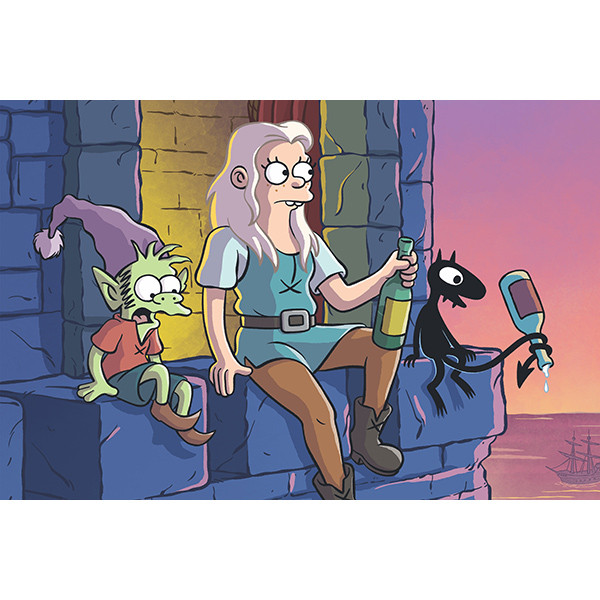 تابلو شاسی طرح سریال طلسم شدگان کد Disenchantment 433 تابلو شاسی طرح سریال طلسم شدگان کد Disenchantment 433