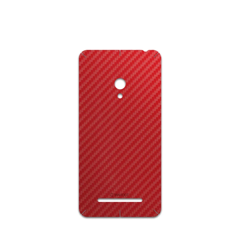 برچسب پوششی ماهوت مدل Red-Fiber مناسب برای گوشی موبایل ایسوس Zenfone 5