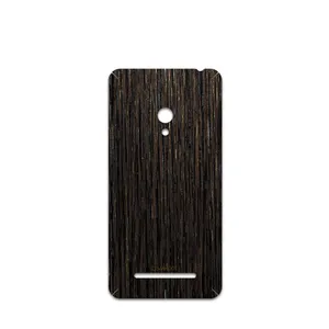 MAHOOT Dark-Gold-Stripes-Wood Cover Sticker for ASUS Zenfone 5