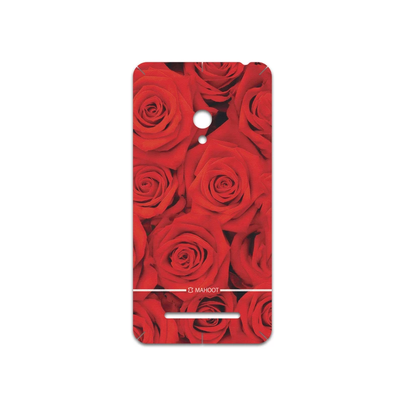 برچسب پوششی ماهوت مدل Red-Flower مناسب برای گوشی موبایل ایسوس Zenfone 5