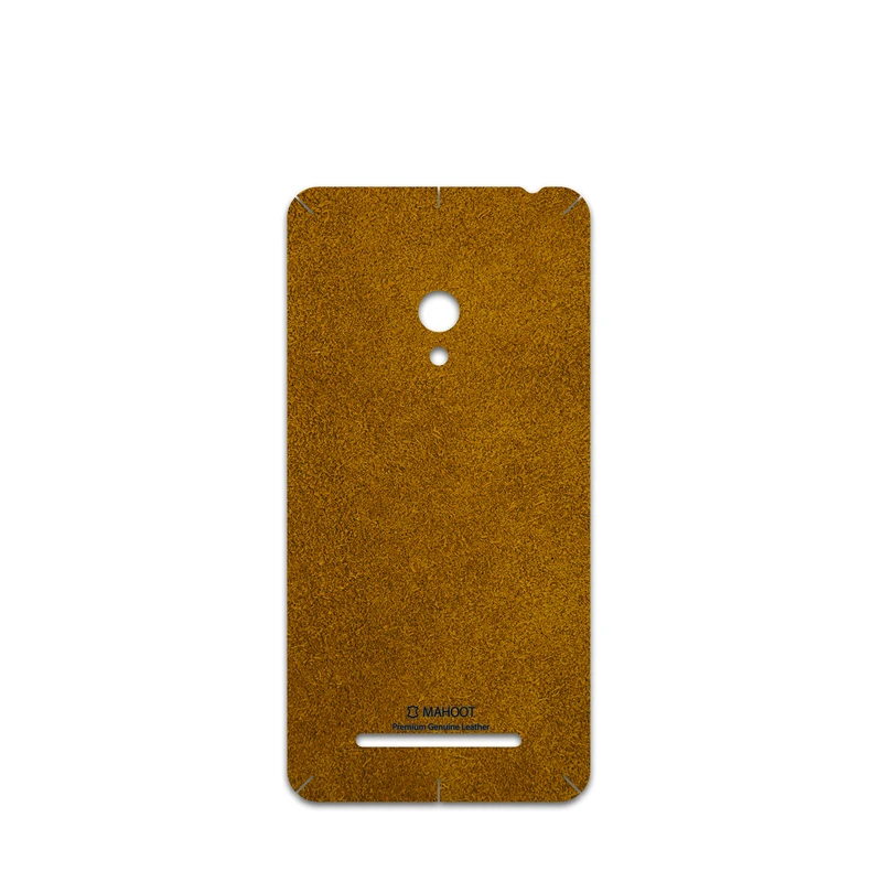 برچسب پوششی ماهوت مدل Brown-Chamois-Leather مناسب برای گوشی موبایل ایسوس Zenfone 5