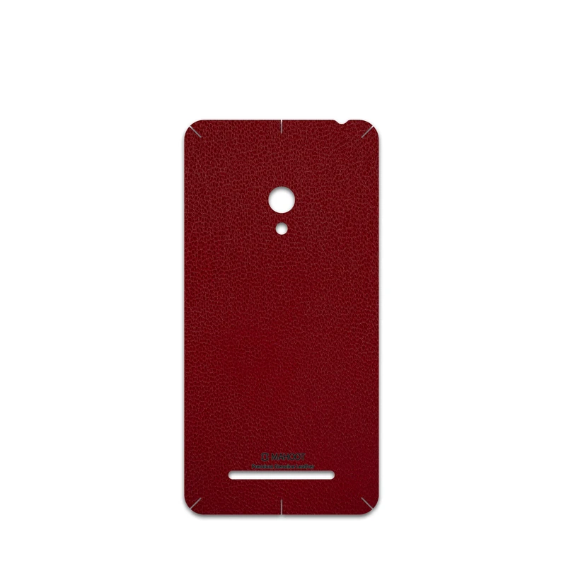 برچسب پوششی ماهوت مدل Red-Leather مناسب برای گوشی موبایل ایسوس Zenfone 5