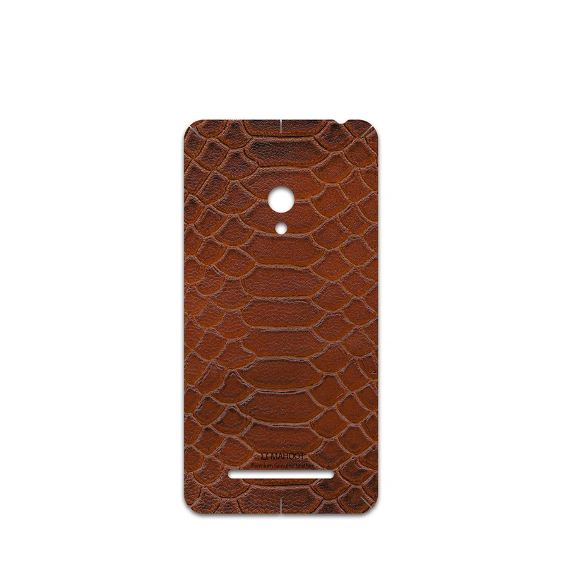 برچسب پوششی ماهوت مدل Brown-Snake-Leather مناسب برای گوشی موبایل ایسوس Zenfone 5