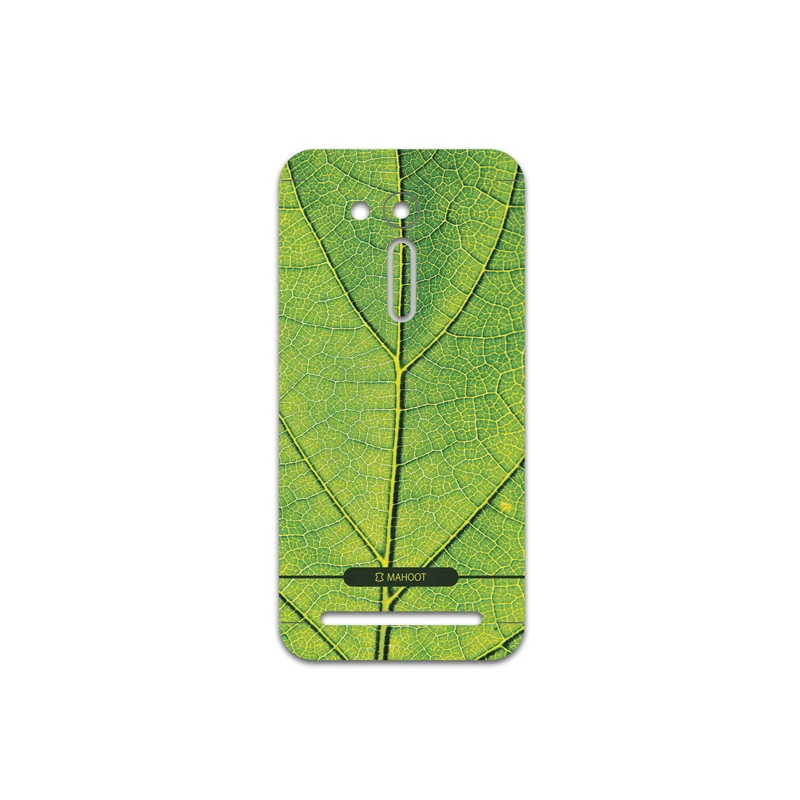 برچسب پوششی ماهوت مدل Leaf-Texture مناسب برای گوشی موبایل ایسوس Zenfone Go