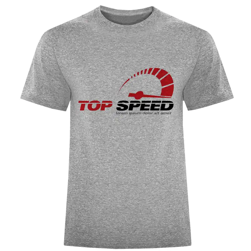 تیشرت آستین کوتاه مردانه طرح TOP SPEED کد F191
