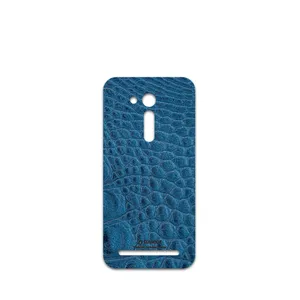 MAHOOT Blue-Crocodile-Leather Cover Sticker for ASUS Zenfone Go