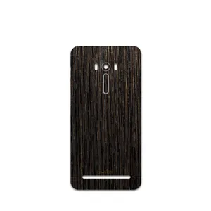 MAHOOT Dark-Gold-Stripes-Wood Cover Sticker for ASUS ZenFone Selfie