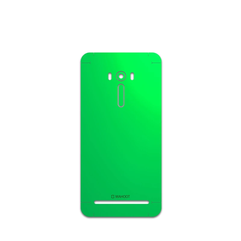 برچسب پوششی ماهوت مدل Matte-Green مناسب برای گوشی موبایل ایسوس ZenFone Selfie