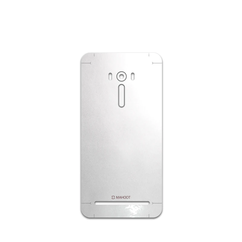 برچسب پوششی ماهوت مدل Metallic-White مناسب برای گوشی موبایل ایسوس ZenFone Selfie