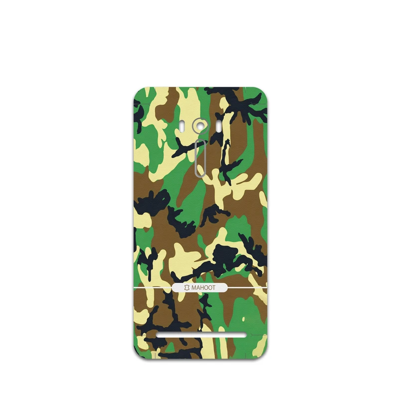 برچسب پوششی ماهوت مدل Army-Green1-Pattern مناسب برای گوشی موبایل ایسوس ZenFone Selfie
