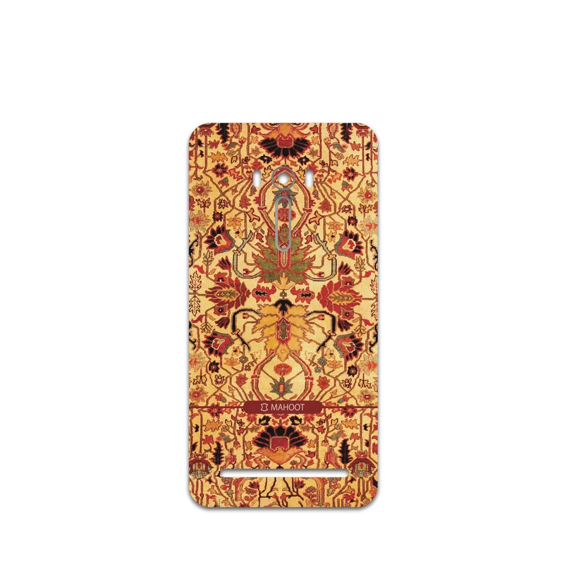 برچسب پوششی ماهوت مدل Persian-Carpet-Yellow مناسب برای گوشی موبایل ایسوس ZenFone Selfie